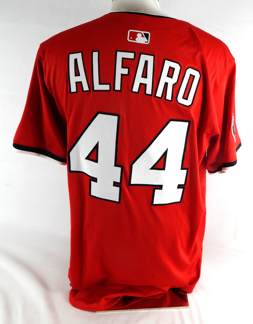 2025 Washington Nationals Jorge Alfaro #44 Game Issued Red Jersey 46 137 Pic2