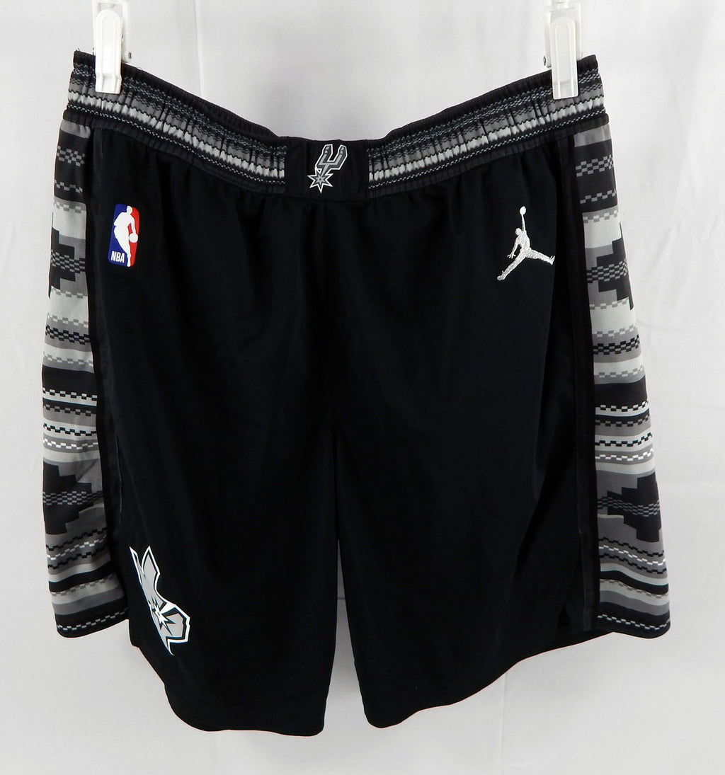 2024-25 San Antonio Spurs Harrison Barnes #40 Game Used Black Shorts Statement L