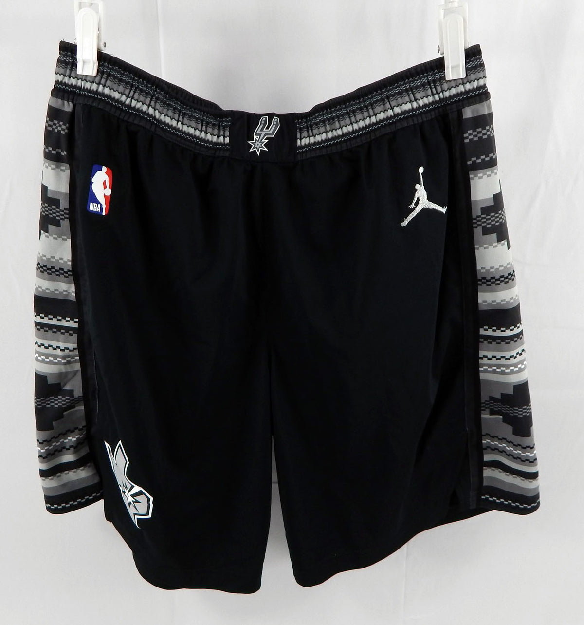 2024-25 San Antonio Spurs Harrison Barnes #40 Game Used Black Shorts Statement L