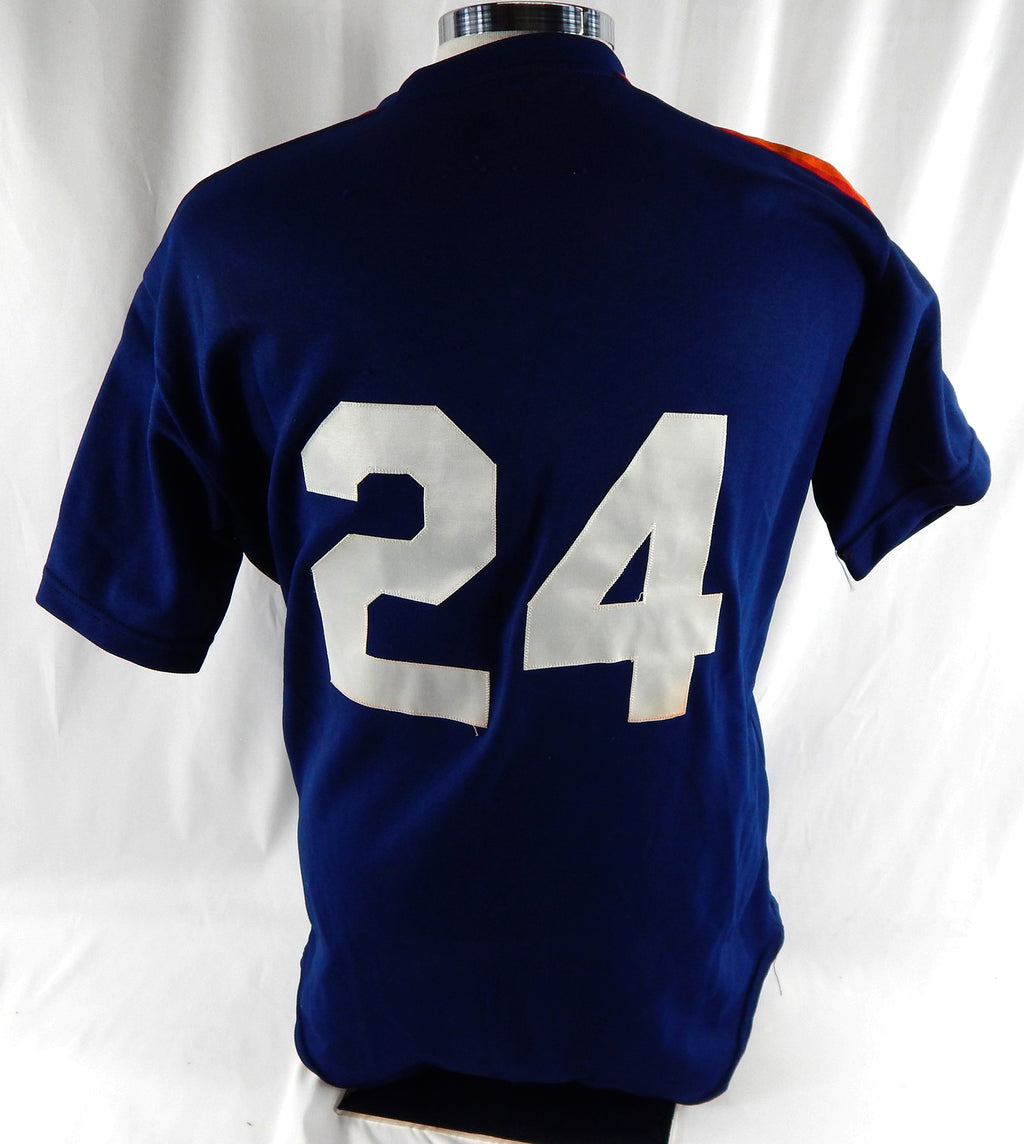 1988 Houston Astros #24 Game Used Navy Jersey BP ST NP Rem 42 DP113511 Pic2