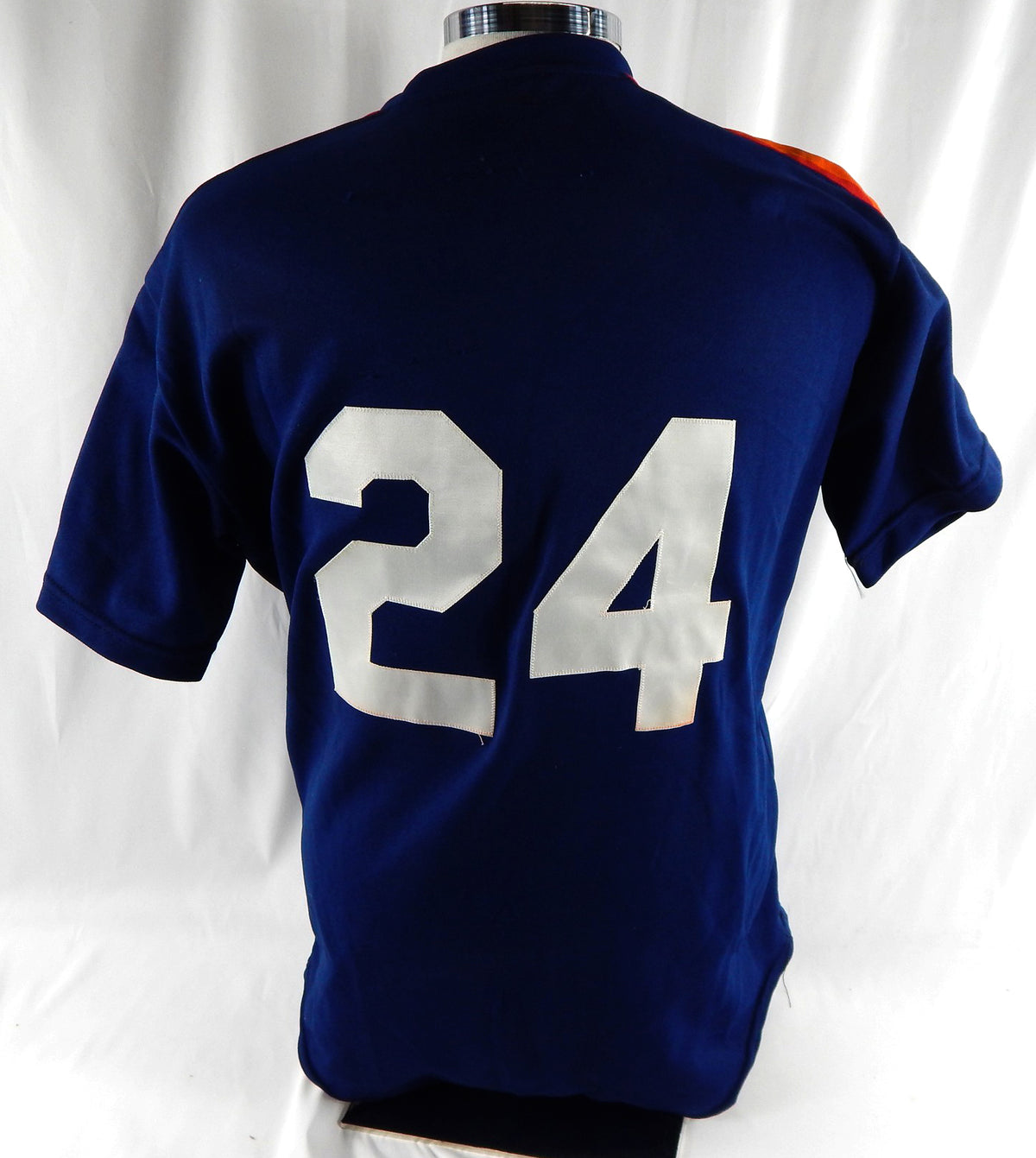 1988 Houston Astros #24 Game Used Navy Jersey BP ST NP Rem 42 DP113511 Pic2