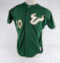 USF Bulls #10 Game Used Green Jersey S Patch 44 DP68269