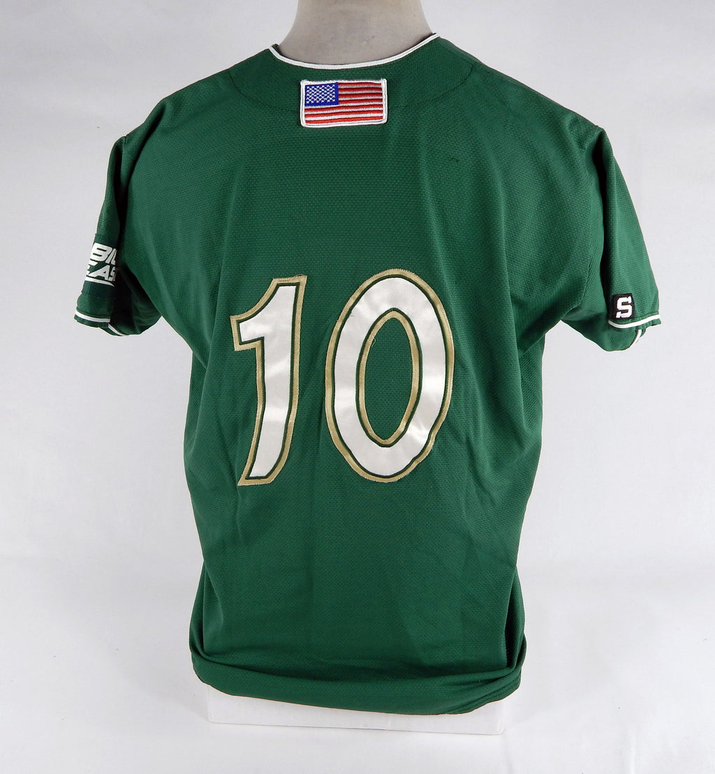 USF Bulls #10 Game Used Green Jersey S Patch 44 DP68269 Pic2