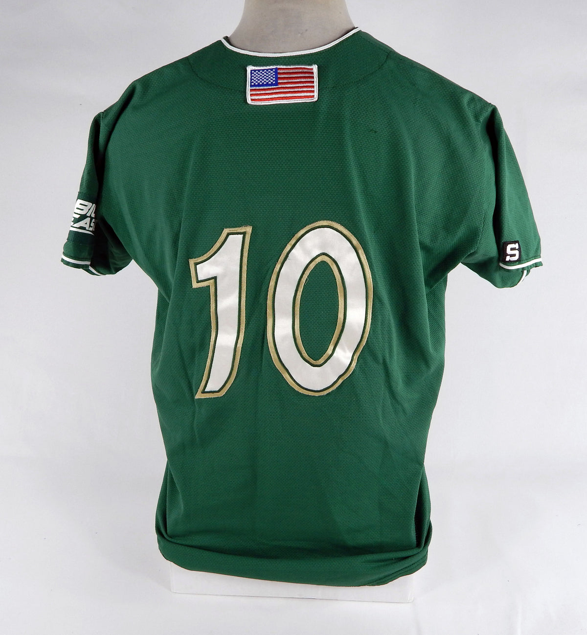 USF Bulls #10 Game Used Green Jersey S Patch 44 DP68269 Pic2