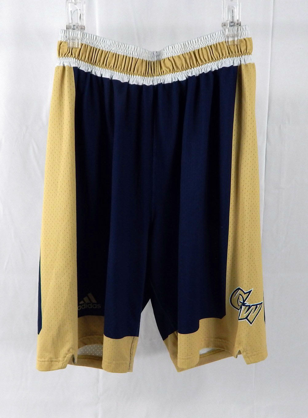 George Washington Colonials #11 Game Used Navy Shorts Basketball S 359