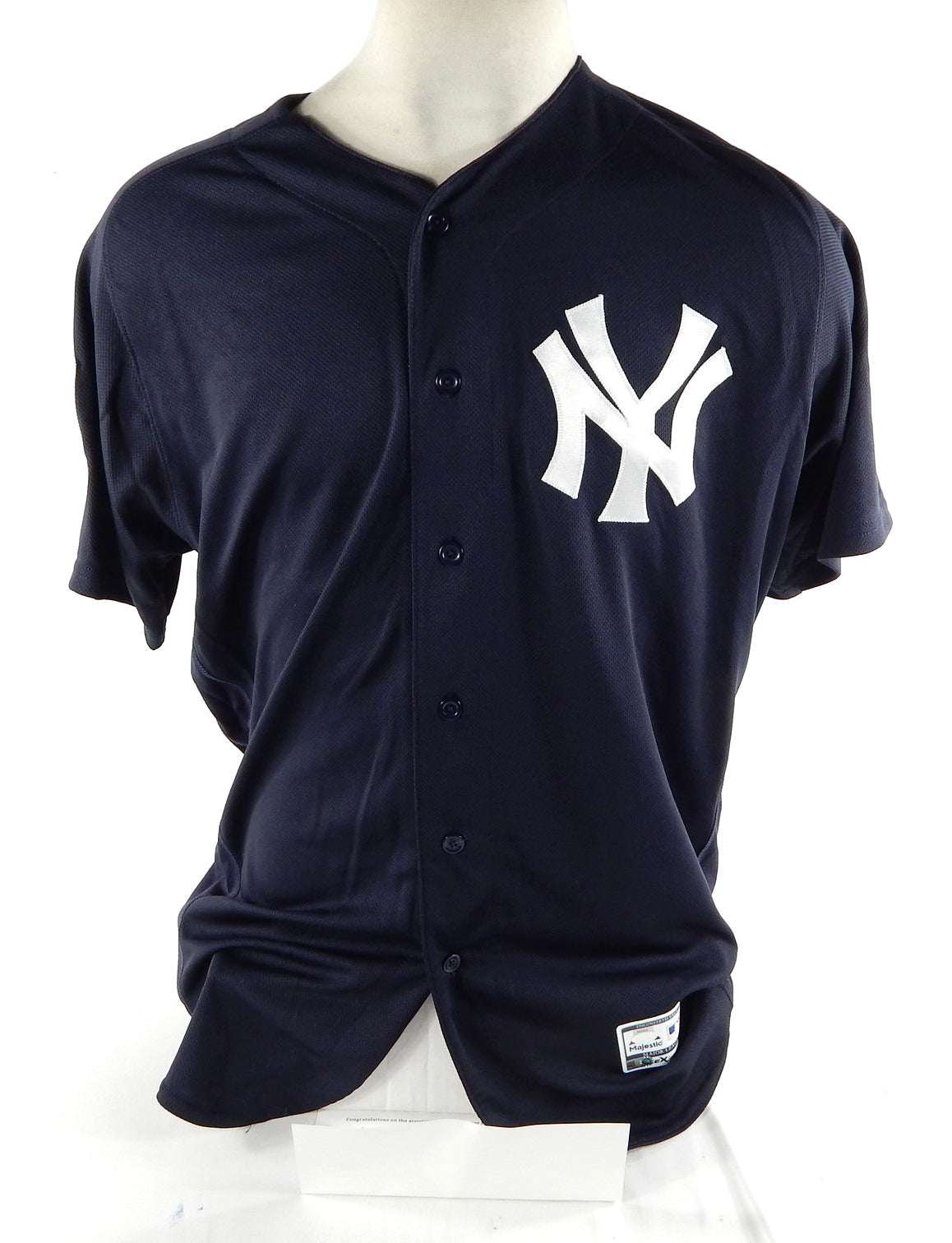 2018 New York Yankees Giovanny Gallegos #62 Game Used Navy Jersey ST P 46 13