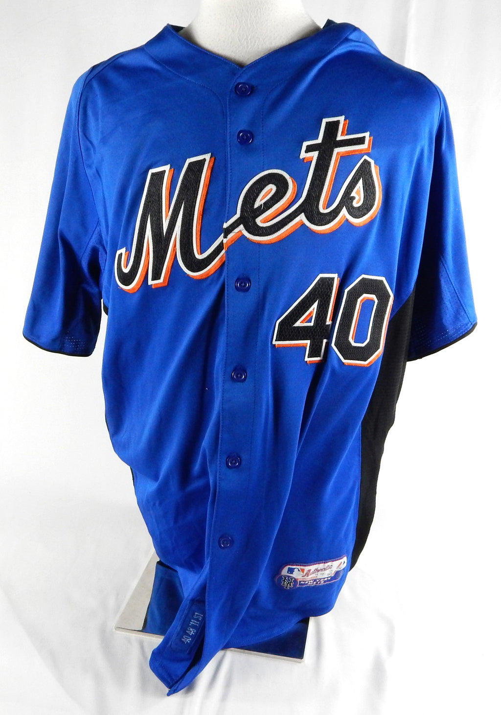 2011 New York Mets Tim Byrdak #40 Game Issued Pos Used Blue Jersey BP ST 48 979