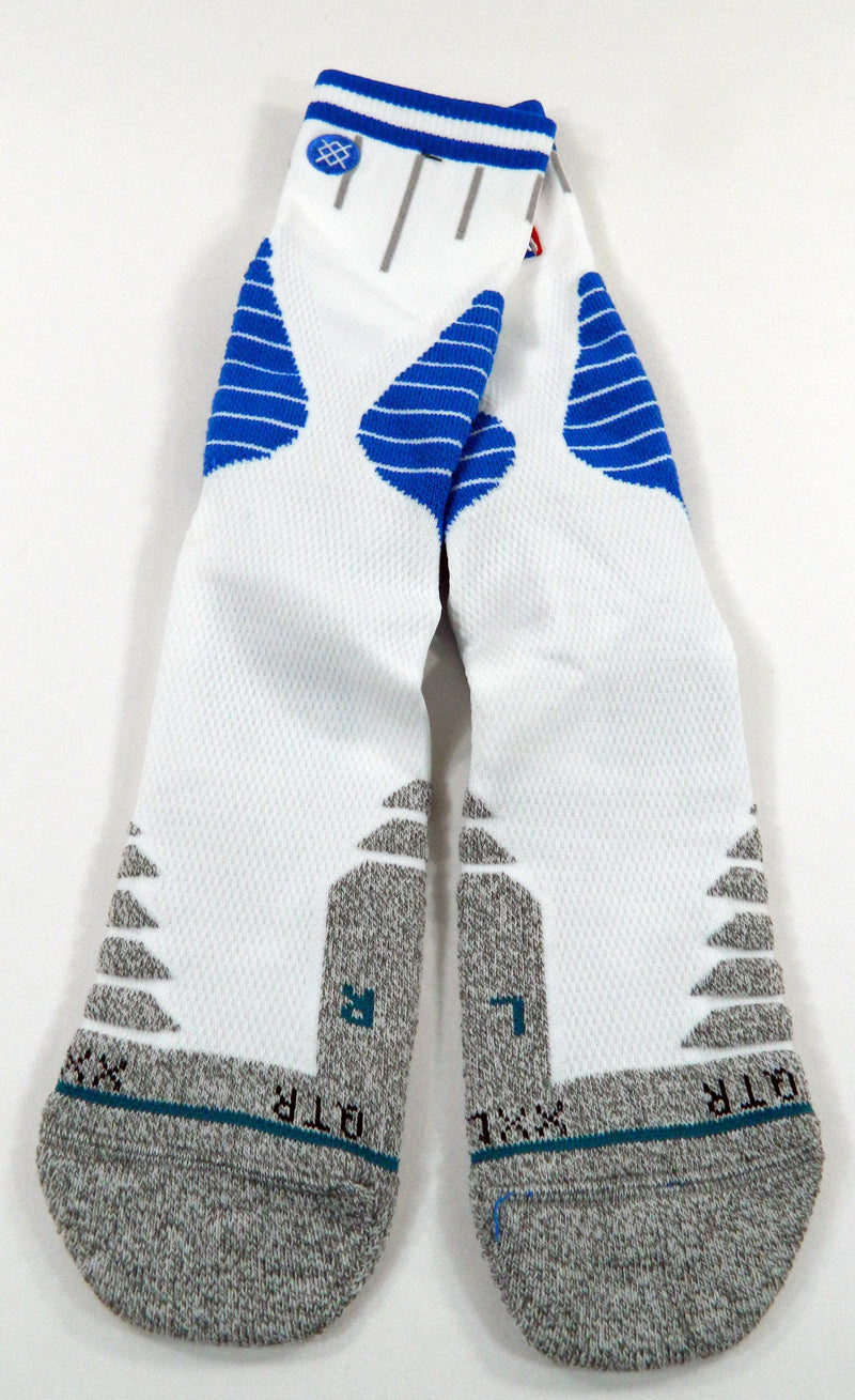 Orlando Magic NBA Team Issued Stance Core White Quarter Socks XXL