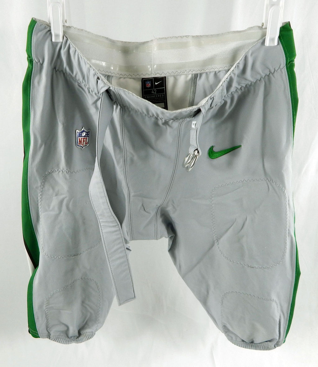2023 Philadelphia Eagles Lane Johnson #65 Game Used Grey Alt Pants 42 DP113806