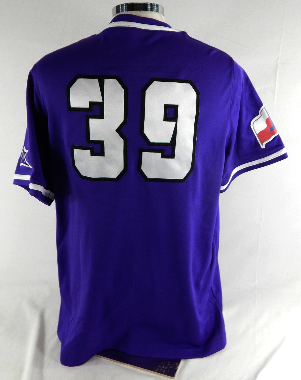 2022 Texas Christian TCU Horned Frogs #39 Game Used Purple Jersey Baseball L 105 Pic2