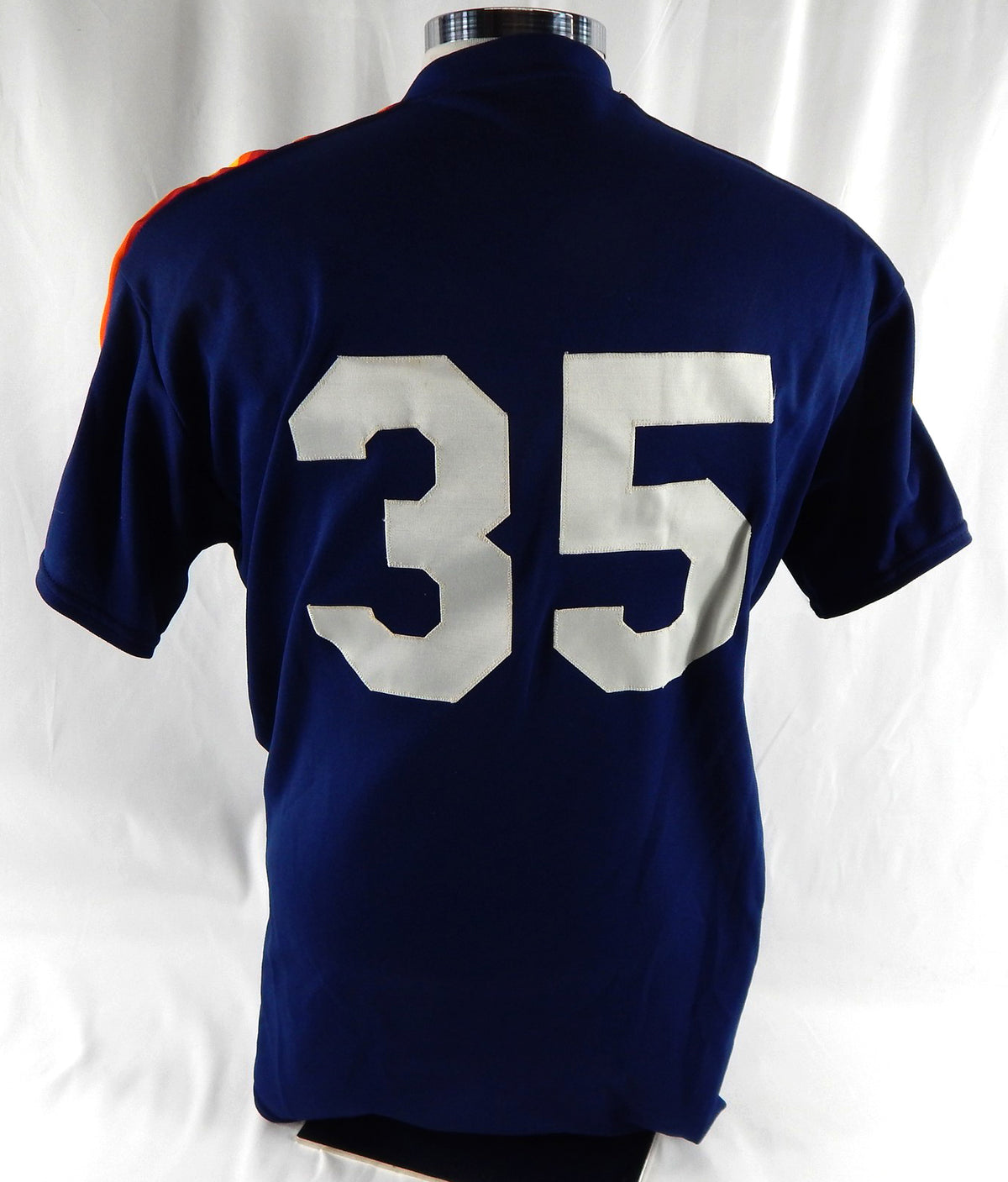 1989 Houston Astros Brian Meyer #35 Game Used Navy Jersey ST BP NP R 42 513 Pic2