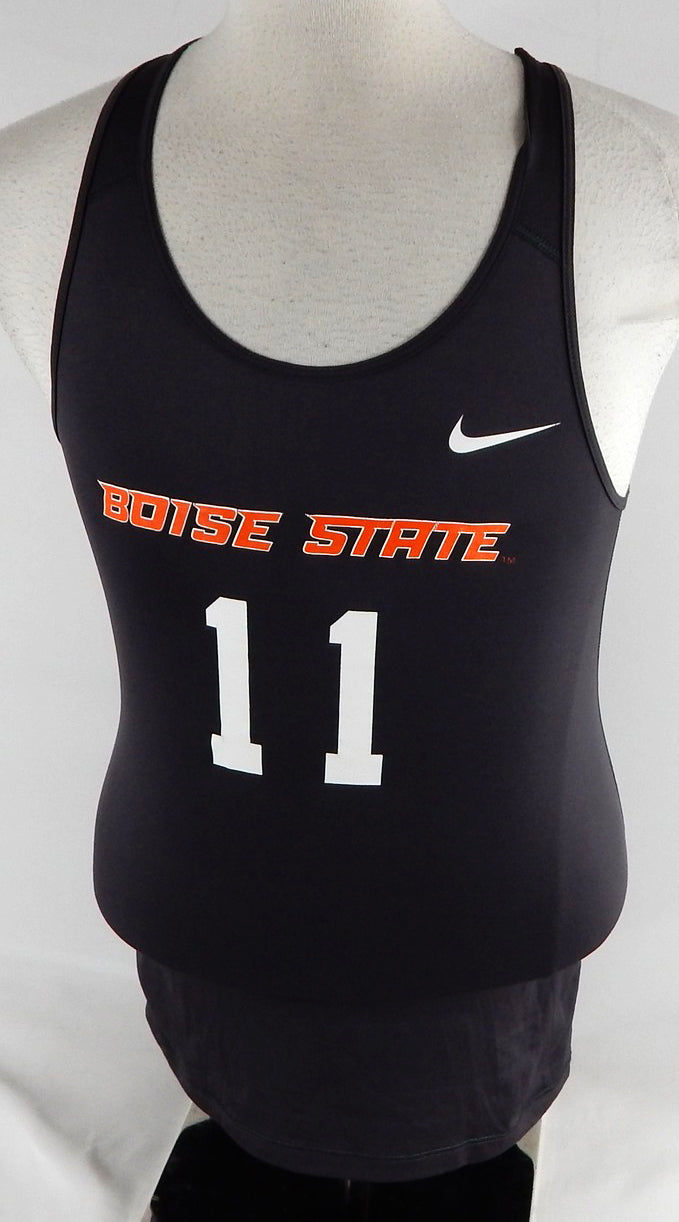 2014 Boise State Broncos #11 Game Used Blue Jersey Beach Volleyball M 734