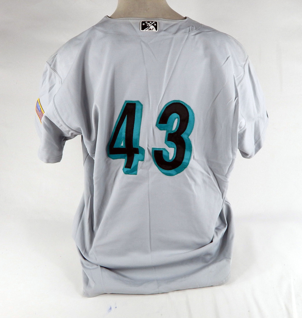 Jupiter Hammerheads #43 Game Used Grey Jersey 52 DP68274 Pic2