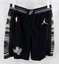 2023-24 San Antonio Spurs Tre Jones #33 Game Used Black Shorts Statement Ed L 6