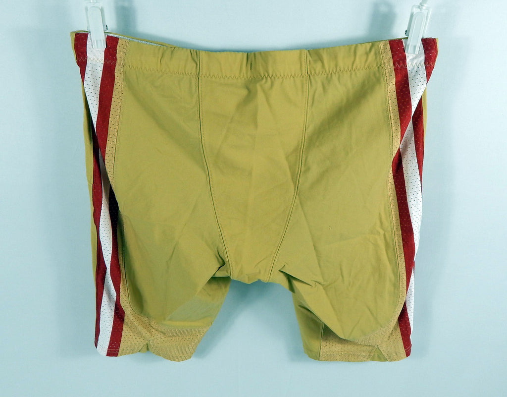 San Francisco 49ers #76 Game Used Gold Pants 44 961 Pic2