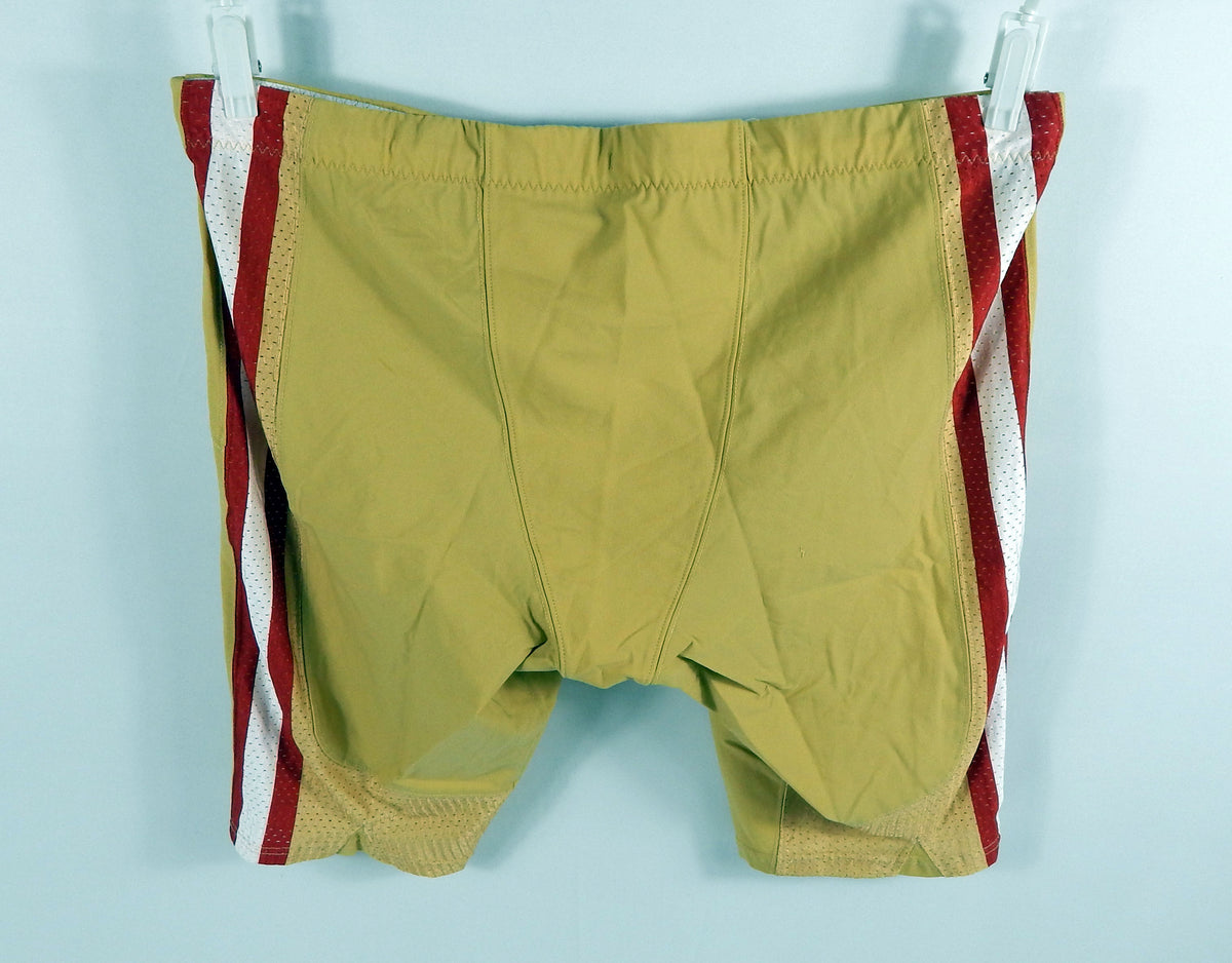 San Francisco 49ers #76 Game Used Gold Pants 44 961 Pic2