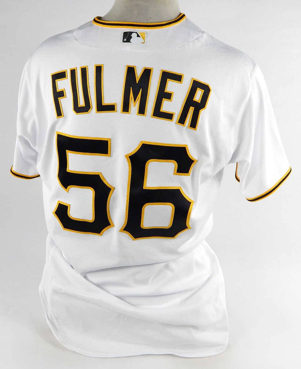 2021 Pittsburgh Pirates Carson Fulmer #56 Game Issued White Jersey 46 DP74104