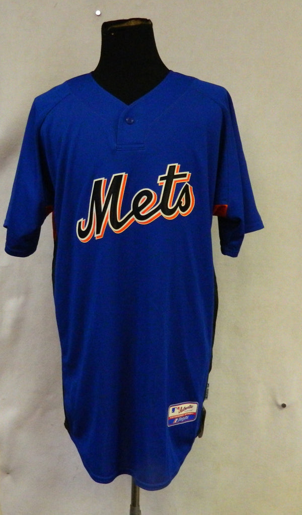 New York Mets Rick Waits #81 Game Issued Possibly Game Used Blue BP Jersey Pic2