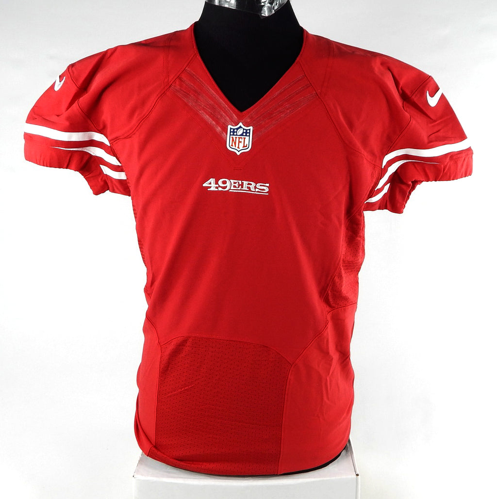 2014 San Francisco 49ers Blank Game Issued Red Jersey 42 699