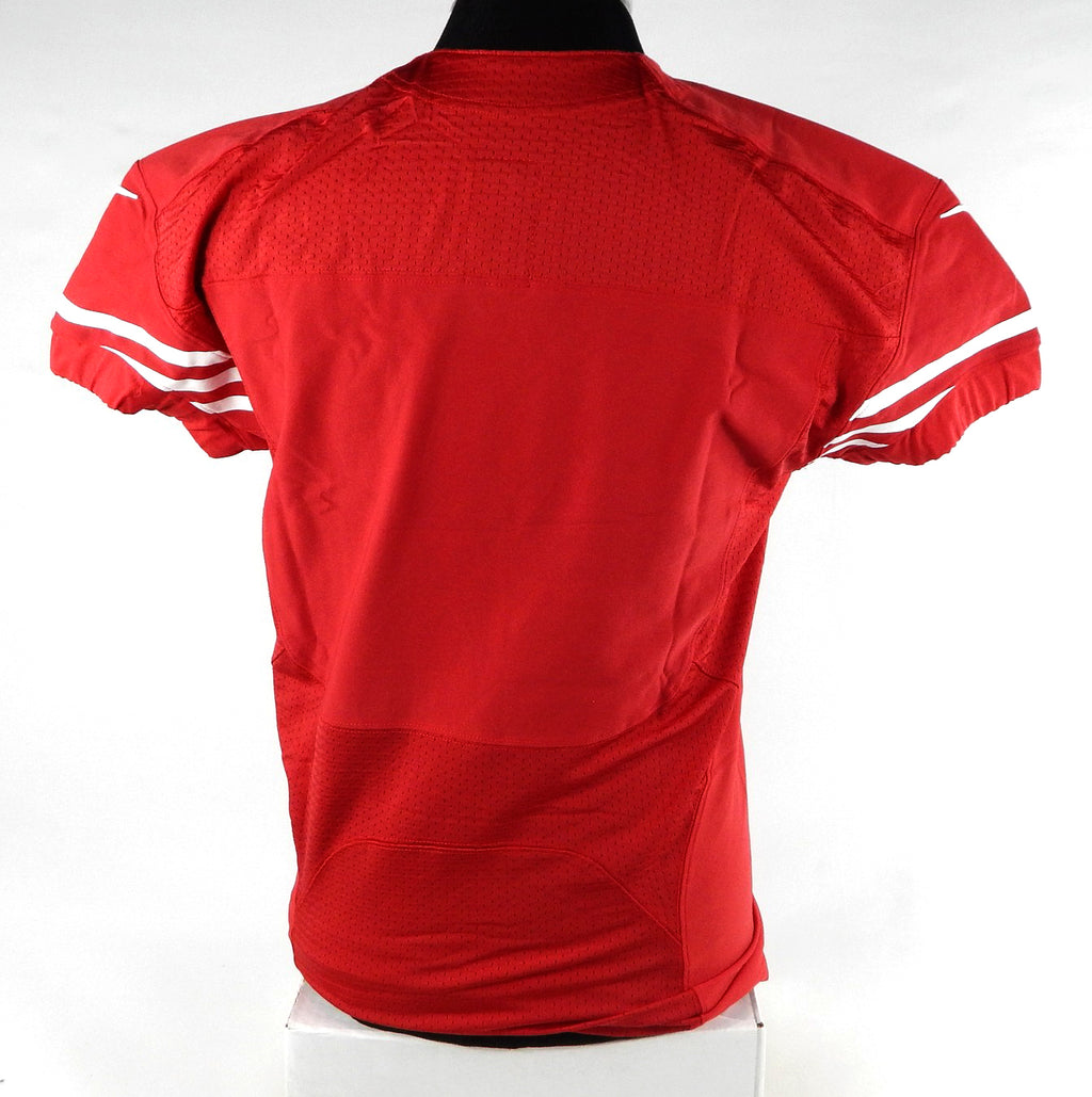 2014 San Francisco 49ers Blank Game Issued Red Jersey 42 699 Pic2