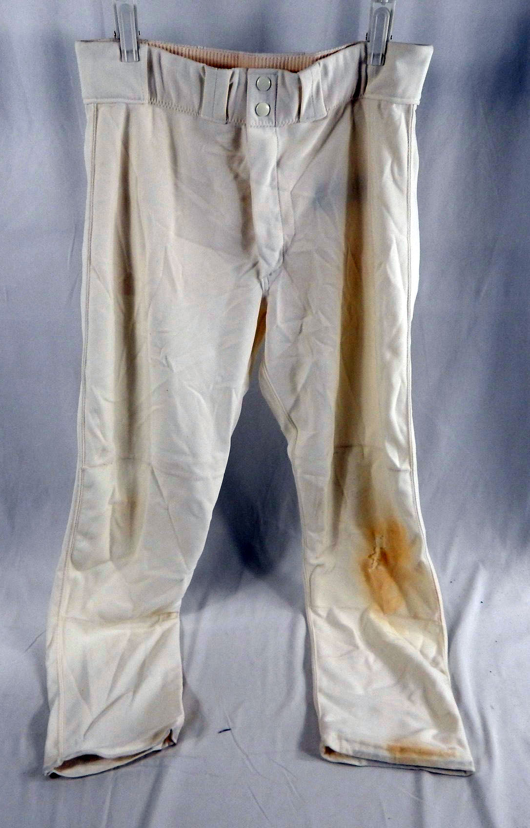 Alabama Crimson Tide Game Used White Pants Size 36 367