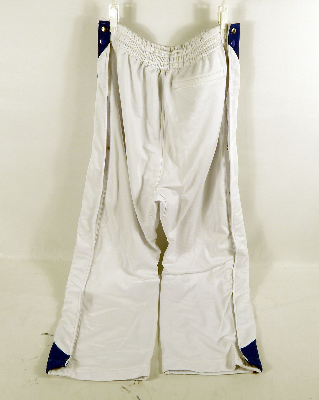 2000s Detroit Pistons #30 Game Issued White Warm Up Pants LT DP78969 Pic2