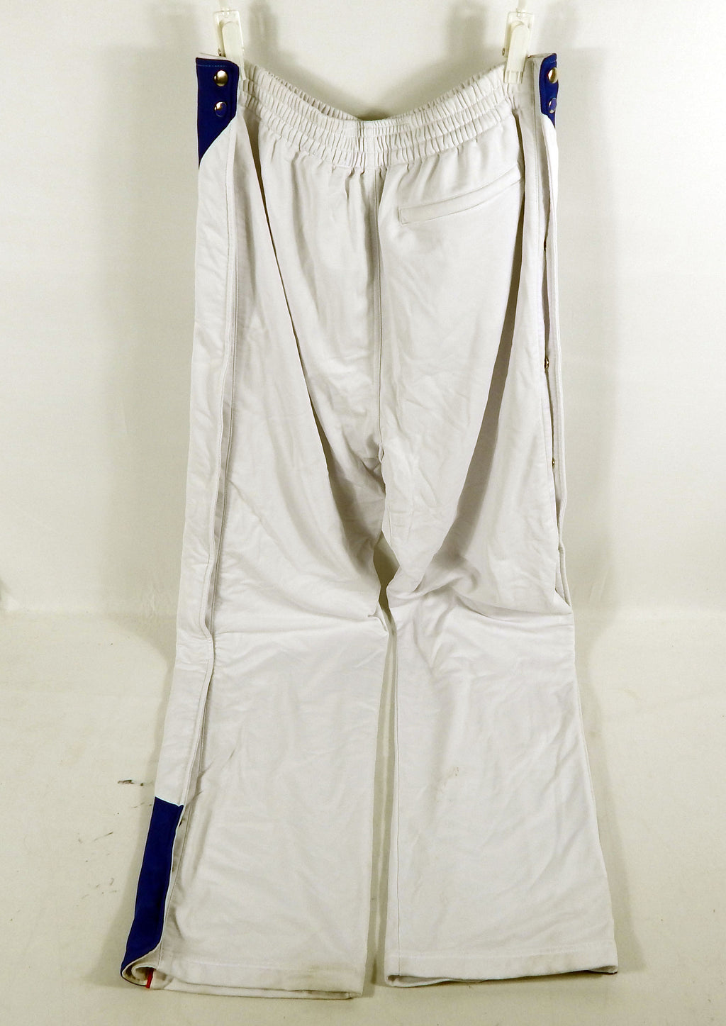 Detroit Pistons Game Issued White Warm Up Pants XLT 970 Pic2