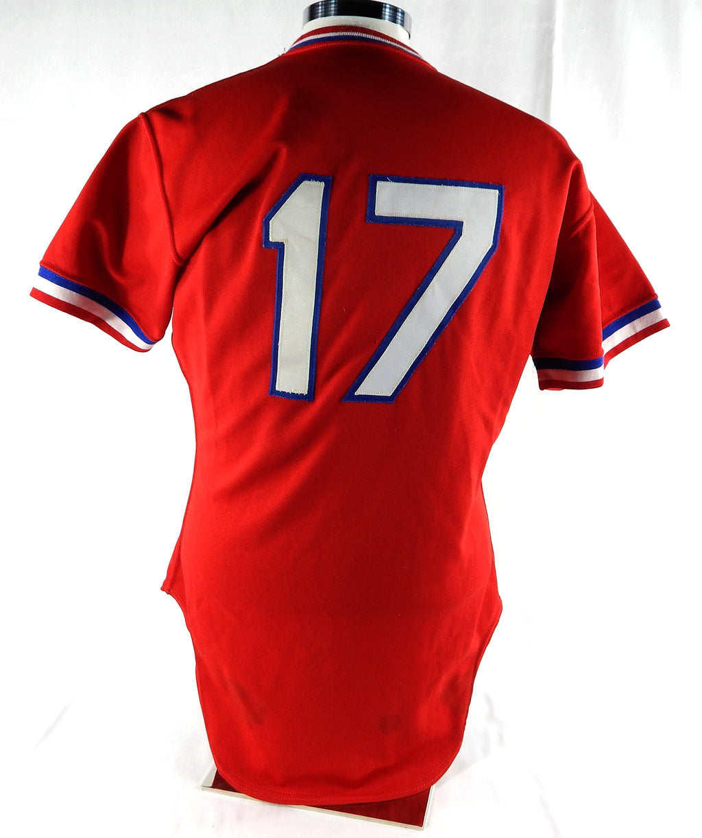 1980s Team USA Baseball #17 Game Used Red Jersey 42 499 Pic2
