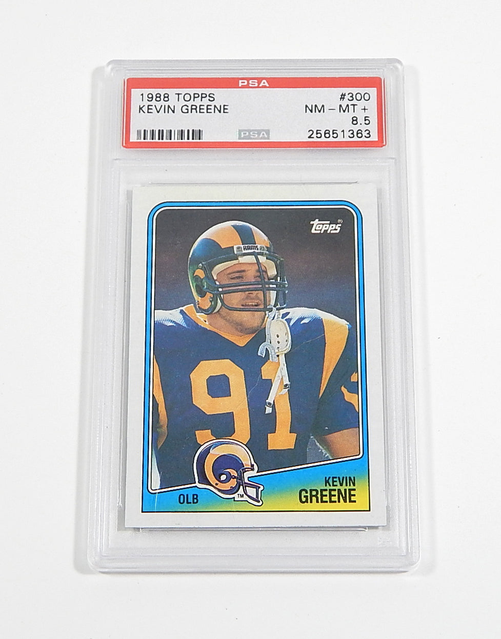 1988 Topps Kevin Greene #300 PSA 8.5
