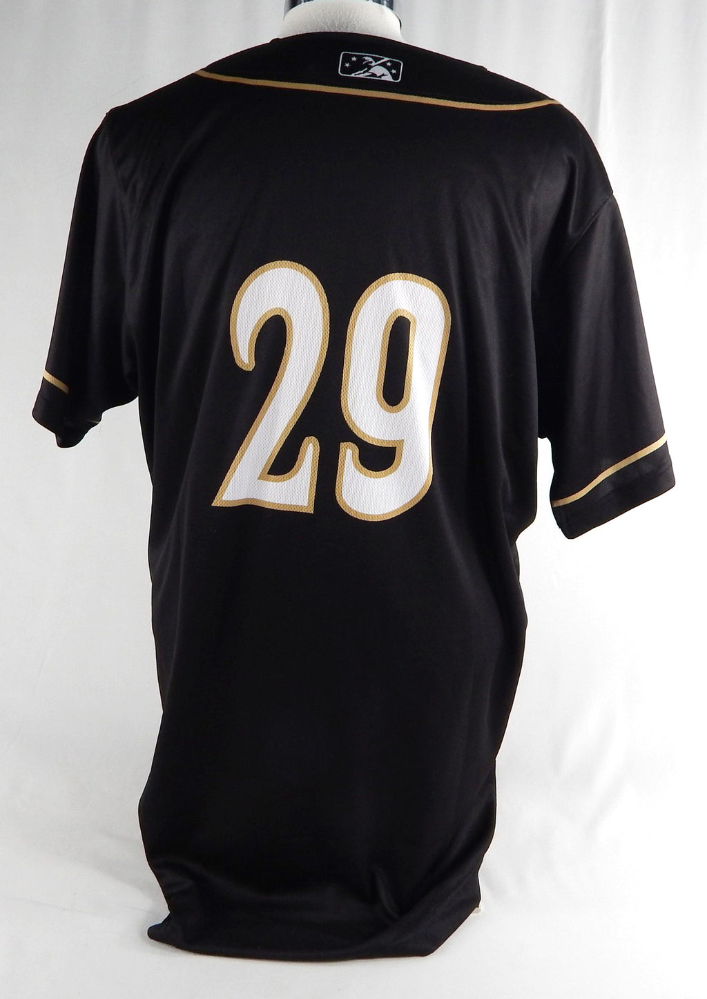 2022 Memphis Redbirds Brandon Allen #29 Game Used Black Jersey Monarch Night 2 Pic2