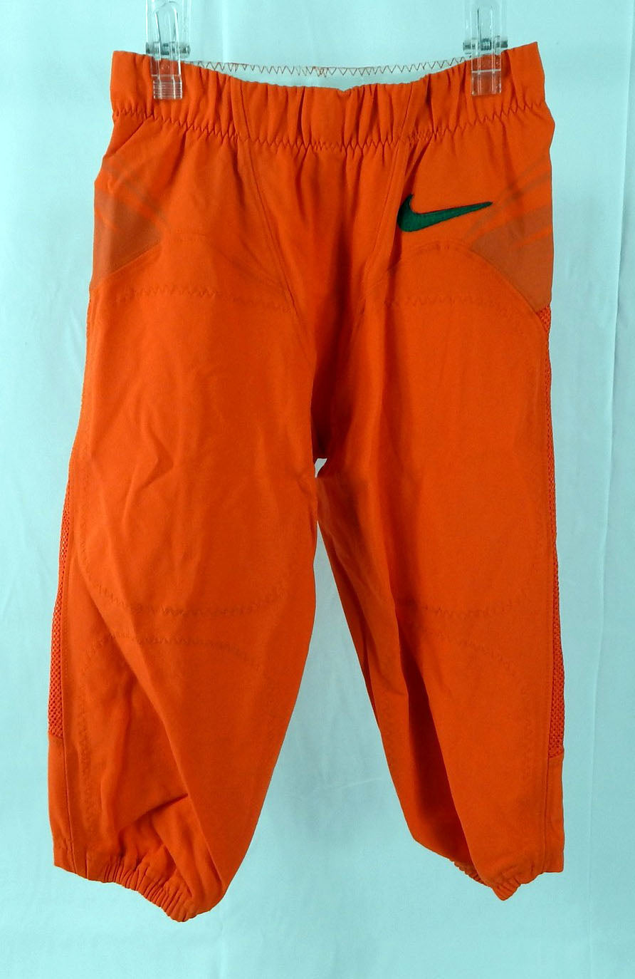 Miami Hurricanes #24 Game Used Orange Football Pants 26 377