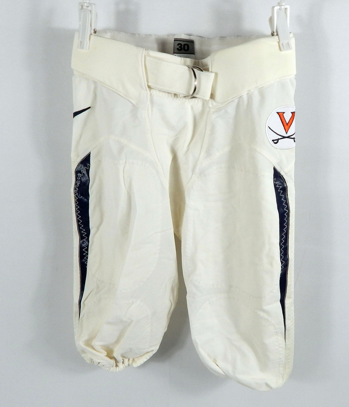 Virginia Cavaliers #130 Game Issued White Shorts 30 DP78974