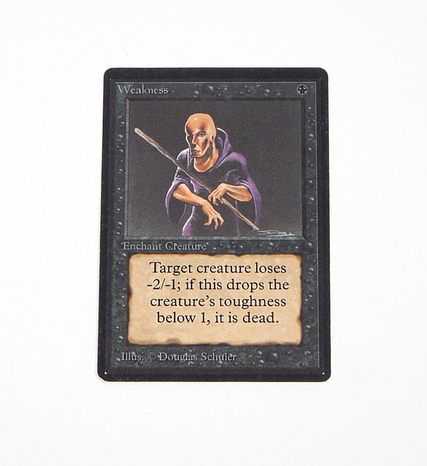 Magic The Gathering MTG Weakness Beta