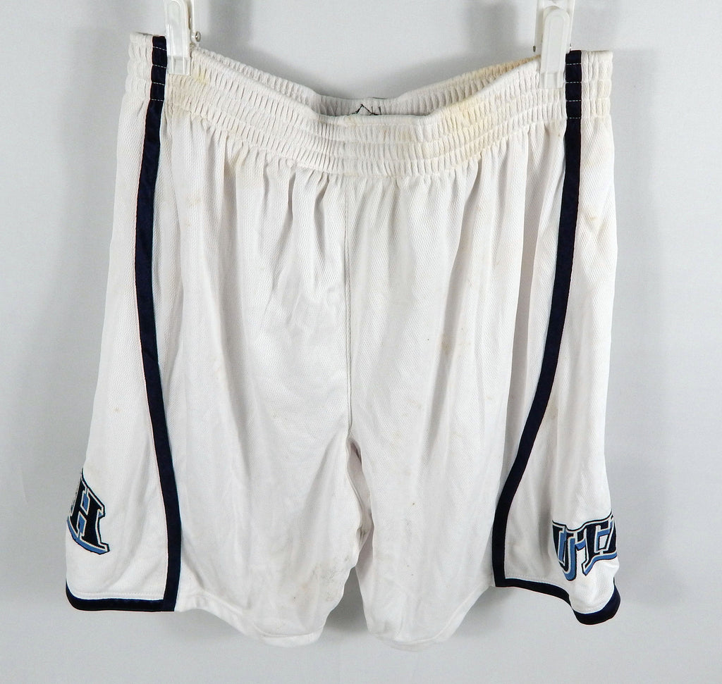 2000s Utah Jazz Game Issued White Shorts 975 Pic2