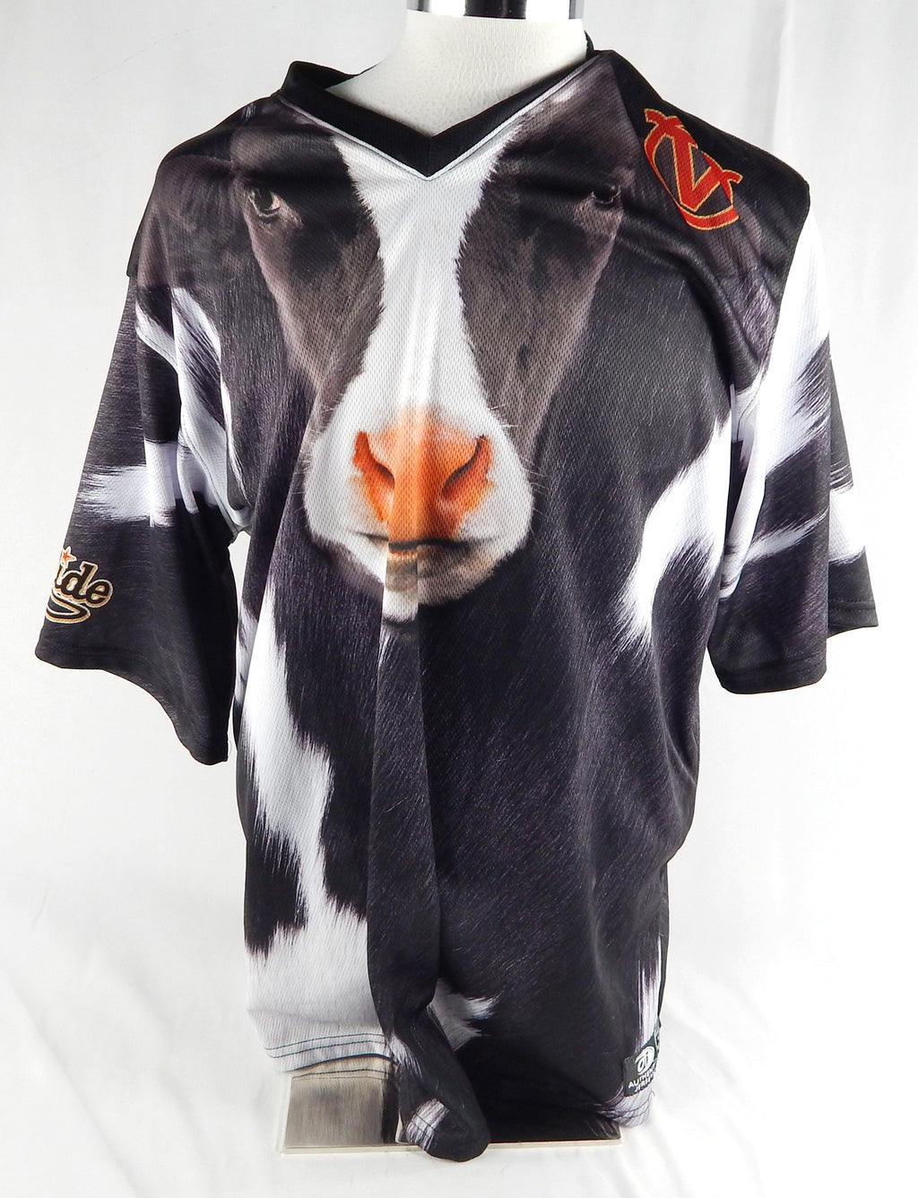 2014-18 Visalia Rawhide #33 Game Used Black Jersey Cow Dairy Day 50 994