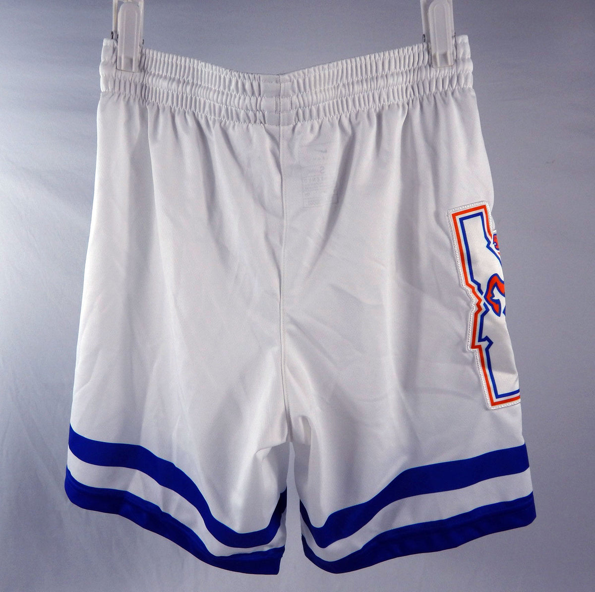 2023-24 Boise State Broncos #0 Game Used White Shorts Mens Basketball S 302 Pic2