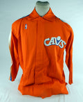 1983-84 Cleveland Cavaliers Game Issued Orange Warm Up Jacket 46 DP72052