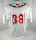 2015-16 Visalia Rawhide #38 Game Issued White Jersey Doctor Night 790