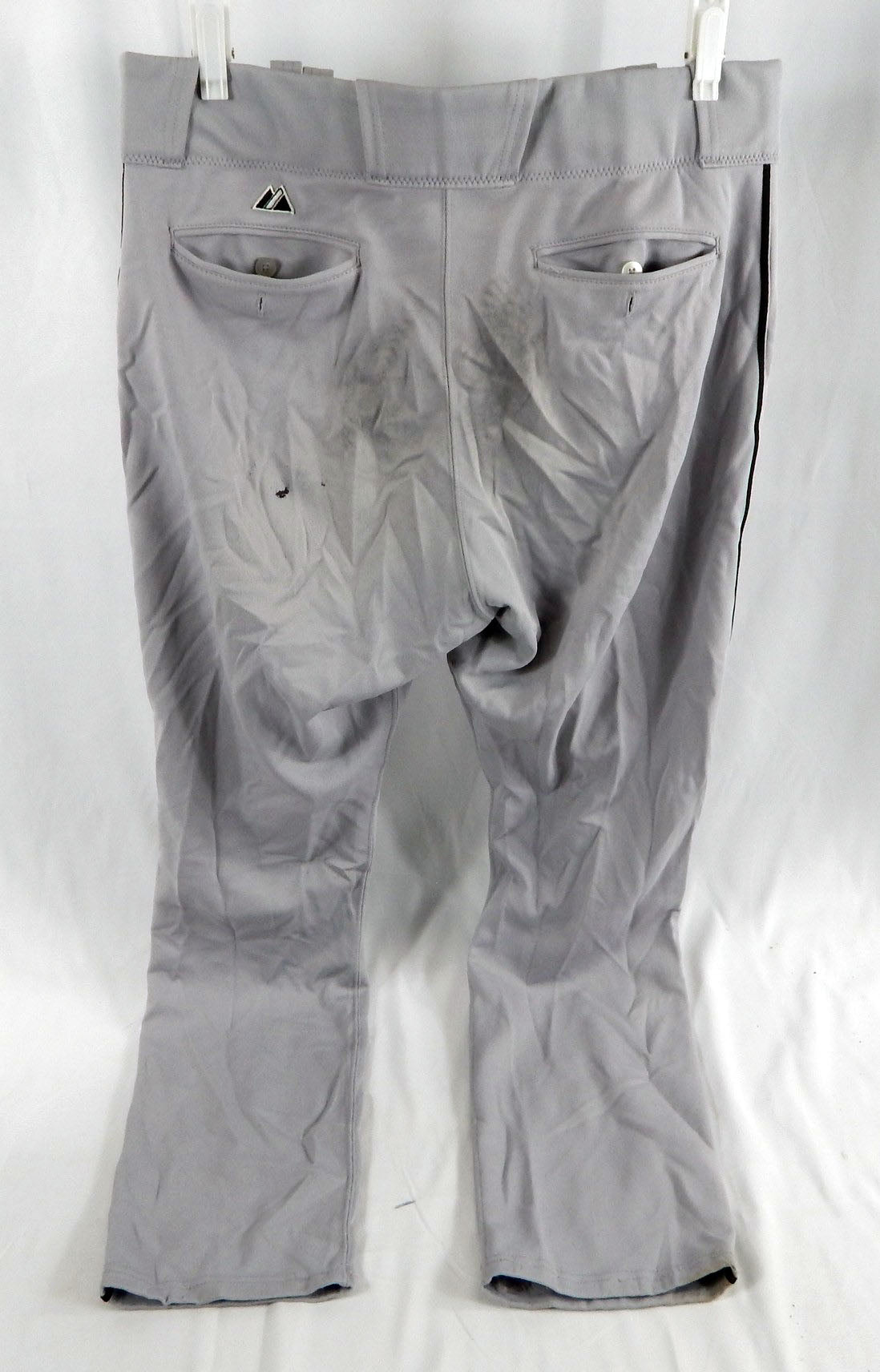 Pittsburgh Pirates Game Used Grey Pants Size 36 374 Pic2