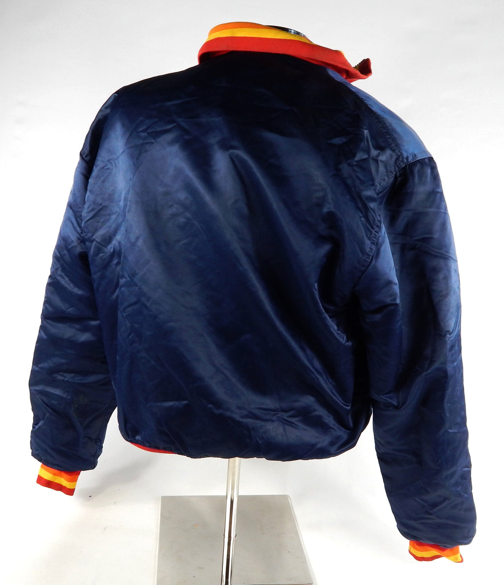 1990s Houston Astros Game Used Blue Bench Jacket XL 295 Pic2