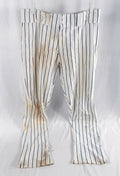 Pittsburgh Pirates Game Used White Pants Size 375