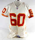 2003 Kansas City Chiefs Donald Willis #60 Game Used White Jersey 50 061