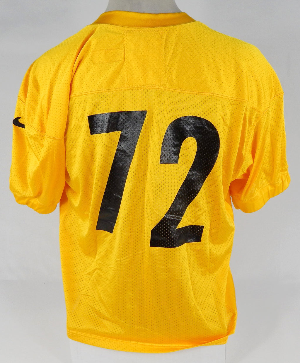 2017 Pittsburgh Steelers #72 Game Issued Yellow Practice Jersey Rivendale P 50 9 Pic2