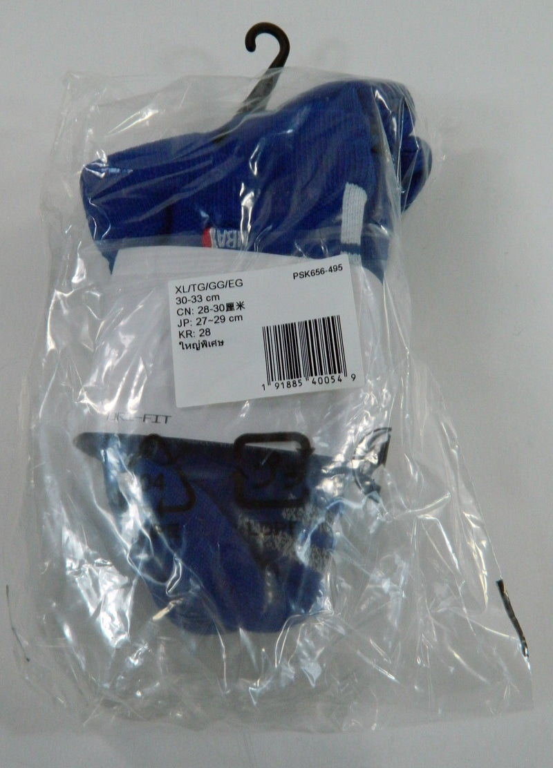 6-Pair Detroit Pistons Game Issued Nike Blue w/ White Ankle Socks XL New Pic2