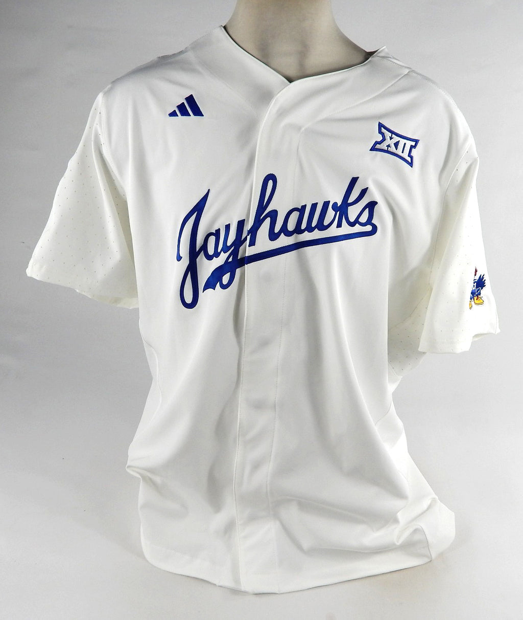 2022 Kansas Jayhawks Game Issued Pos Used White Jersey Number Removed 56 DP74113