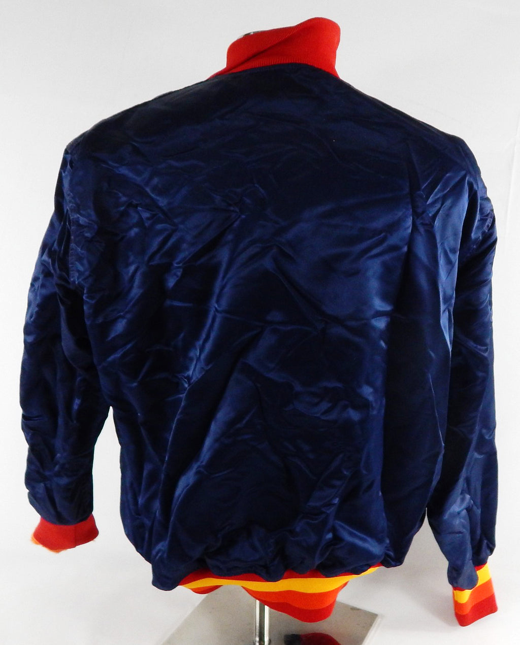 Houston Astros #37 Game Used Navy Bench Jacket 46 120 Pic2