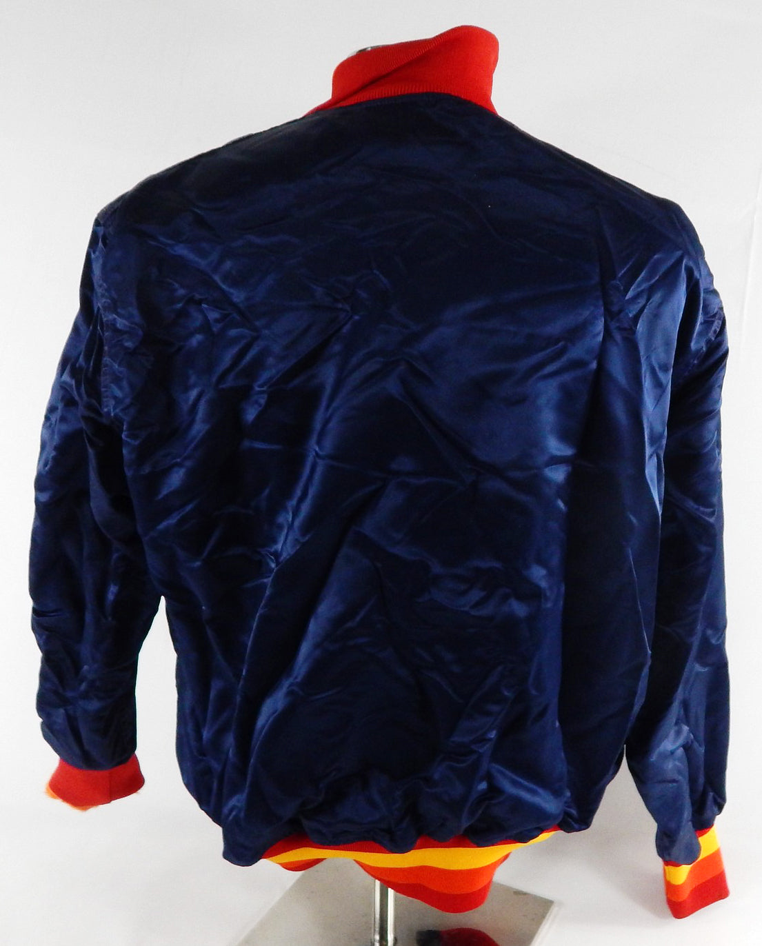 Houston Astros #37 Game Used Navy Bench Jacket 46 120 Pic2