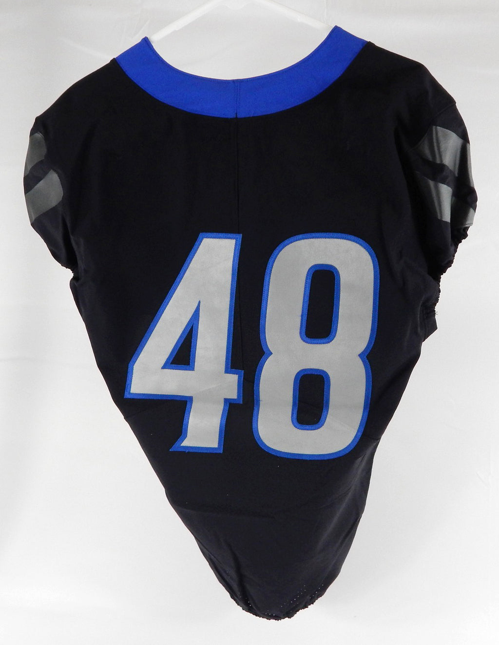 2021 Boise State Broncos #48 Game Used Black Jersey Football NP Rem 38 DP99883 Pic2