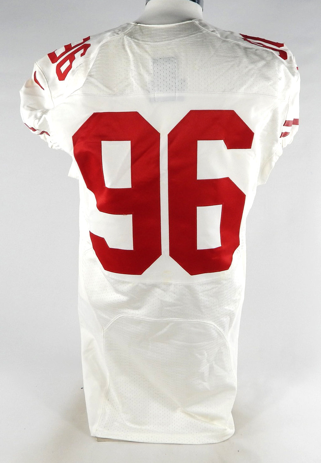 2012 San Francisco 49ers #96 Game Issued White Jersey 46 712 Pic2