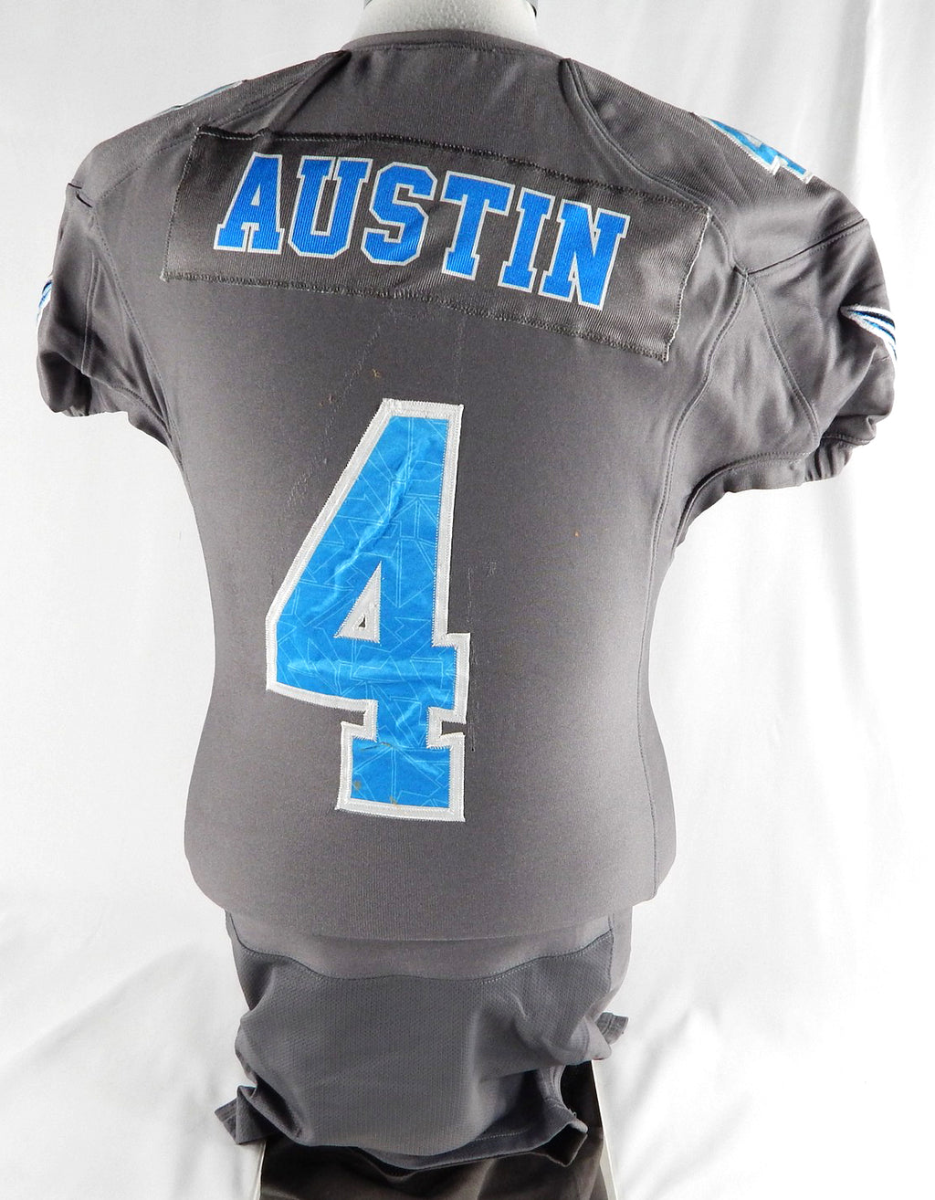 2018 Philadelphia Soul Shane Austin #4 Game Used Signed Grey Jersey L 259 Pic2